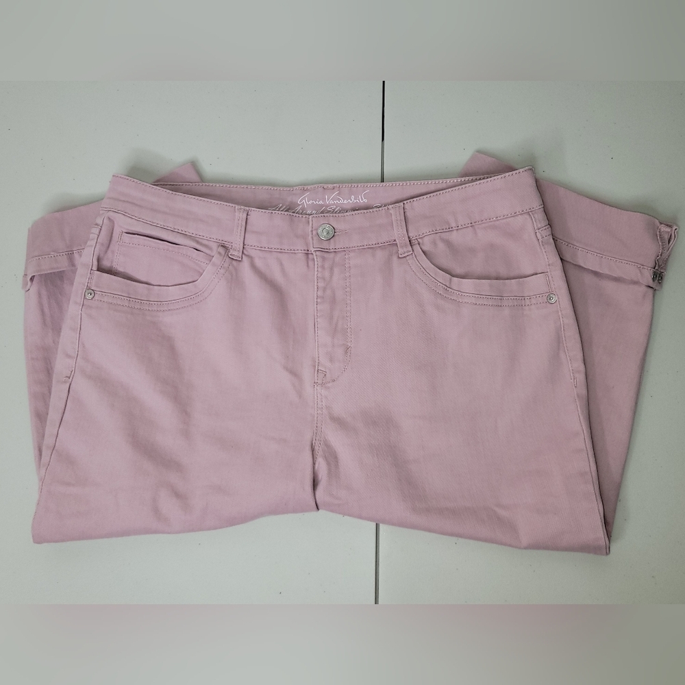 Gloria‎ Vanderbilt All-Around Slimming Effect Skimmer Stretch Capri Jeans - Picture 4 of 5